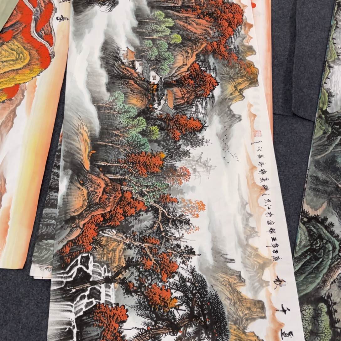 国画处理作品看好再拍哦