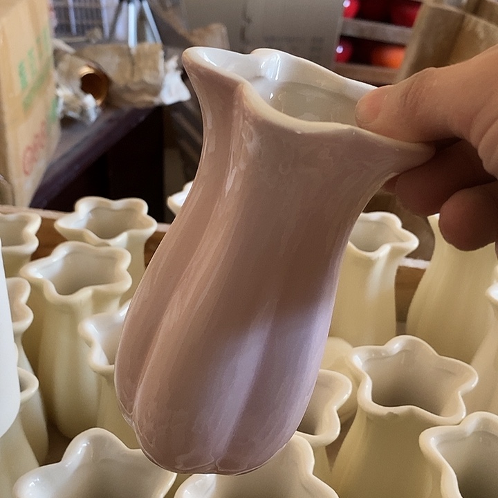 陶盆有孔 瑕疵针孔漏釉介意勿拍外高 13外口6