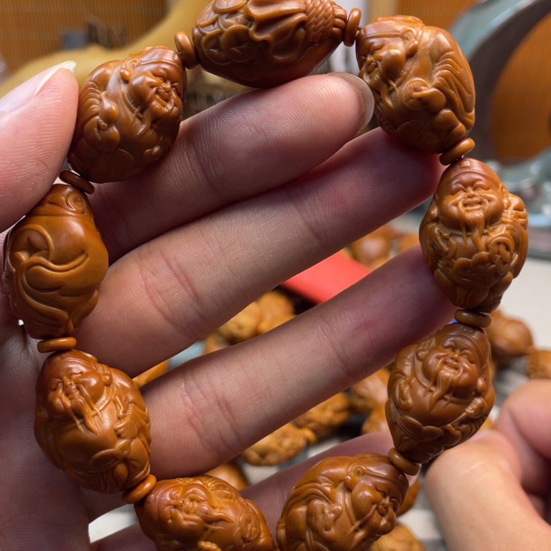 橄榄核手串/手链橄榄核雕工艺手串5119