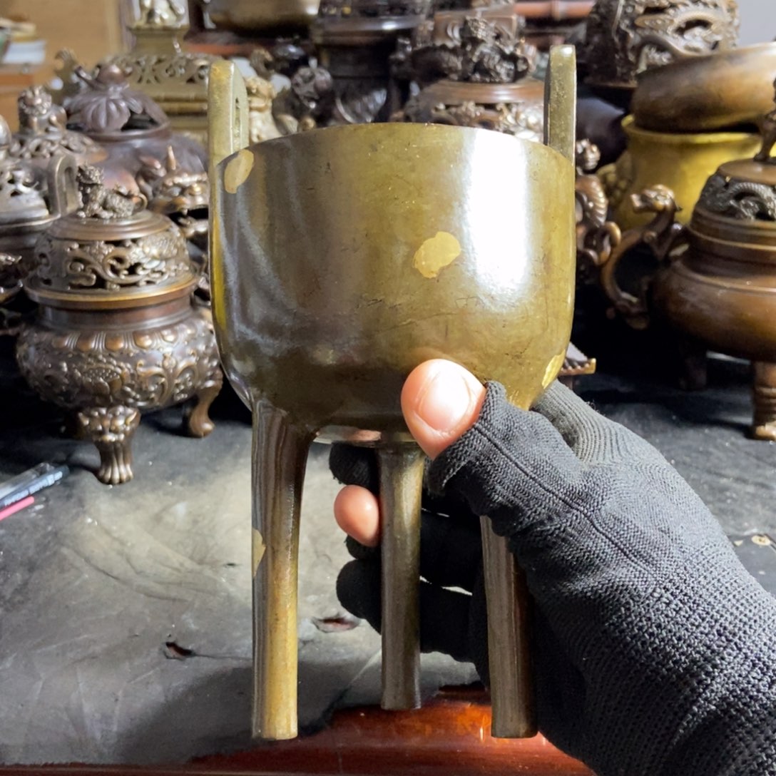 铜器工艺品摆件香炉摆件