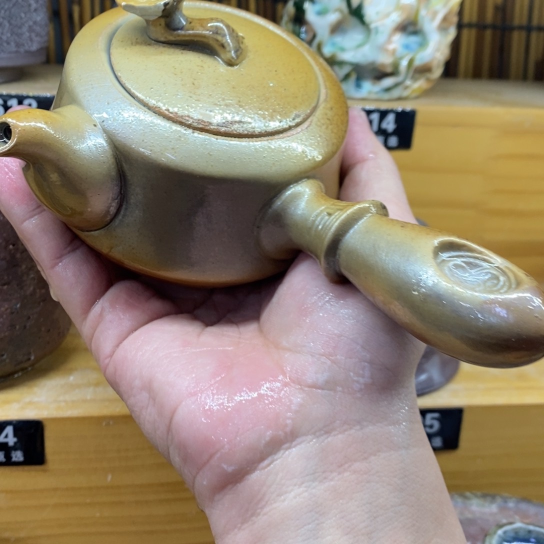 陶园柴烧，精品高货。672瑕摆件