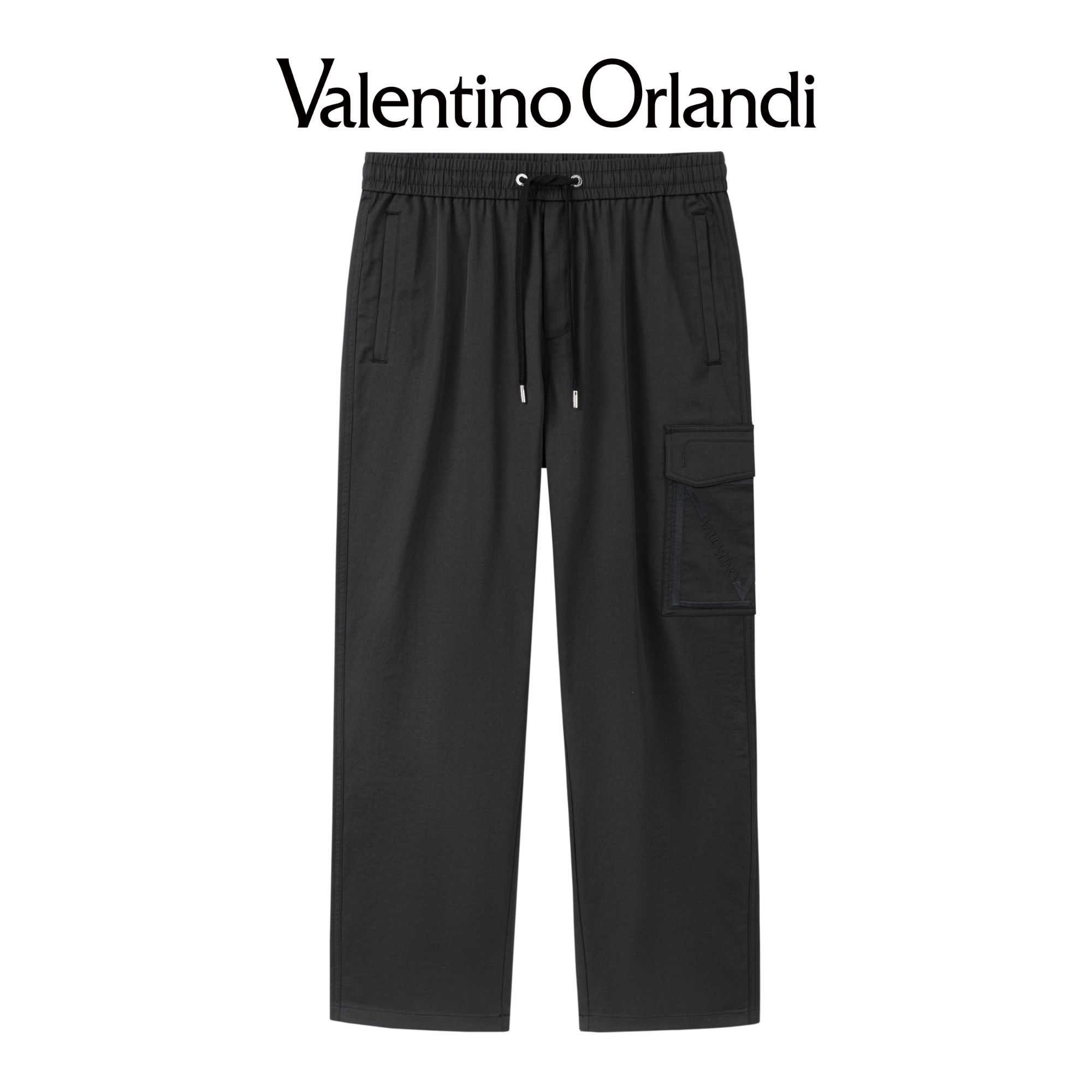 Valentino orlandi男士针织爆款长裤裤子男裤休闲裤男装宽松直筒