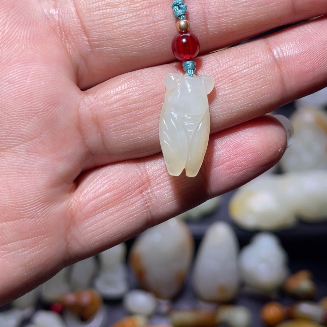 和田玉颈饰未镶嵌