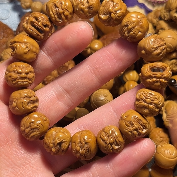 橄榄核手串/手链猴头精工恶僧