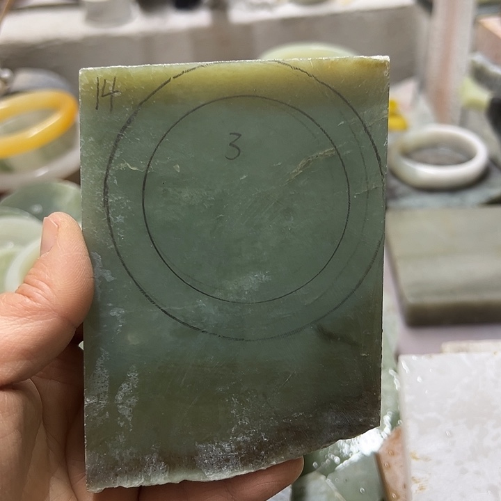 和田玉（糖玉）手镯未镶嵌淼***宝定制