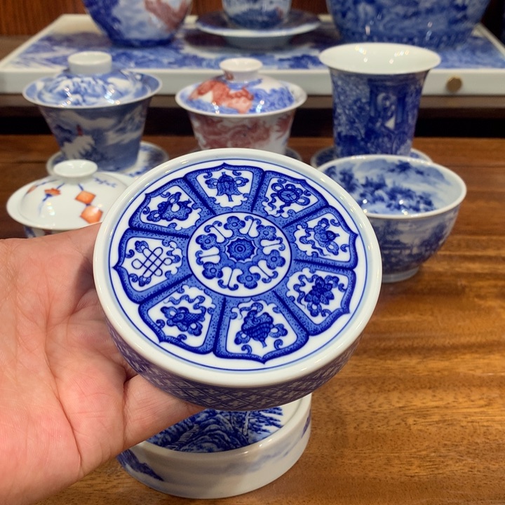 晓月柴窑 八宝盖置