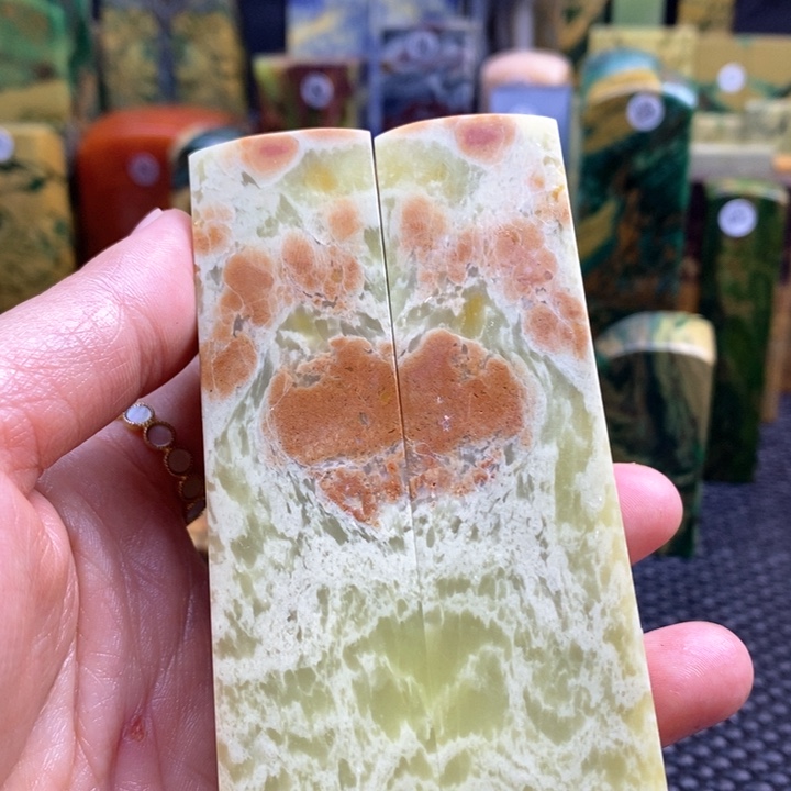 四川石唐*士青田石印章石