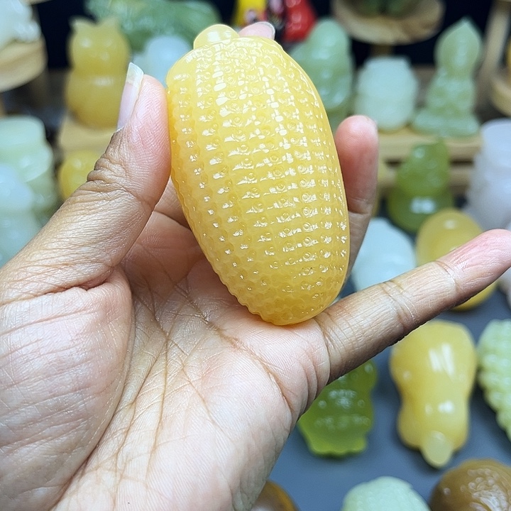 玉石雕刻品碧玺（处理）@***生