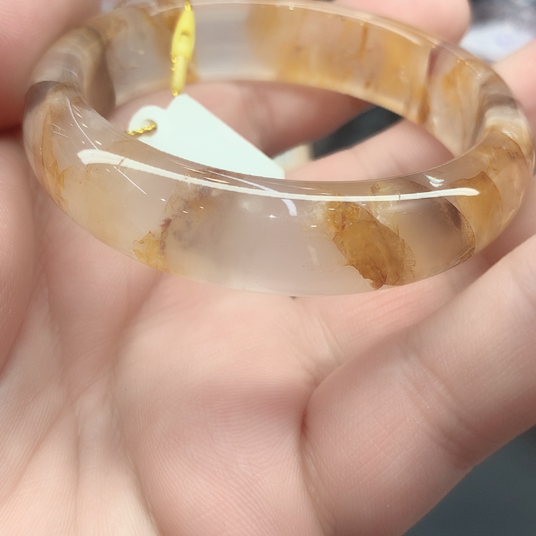 水晶手镯未镶嵌303（5455）瑕疵