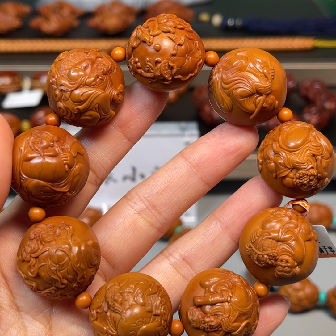 手串/手链橄榄核荷叶八仙