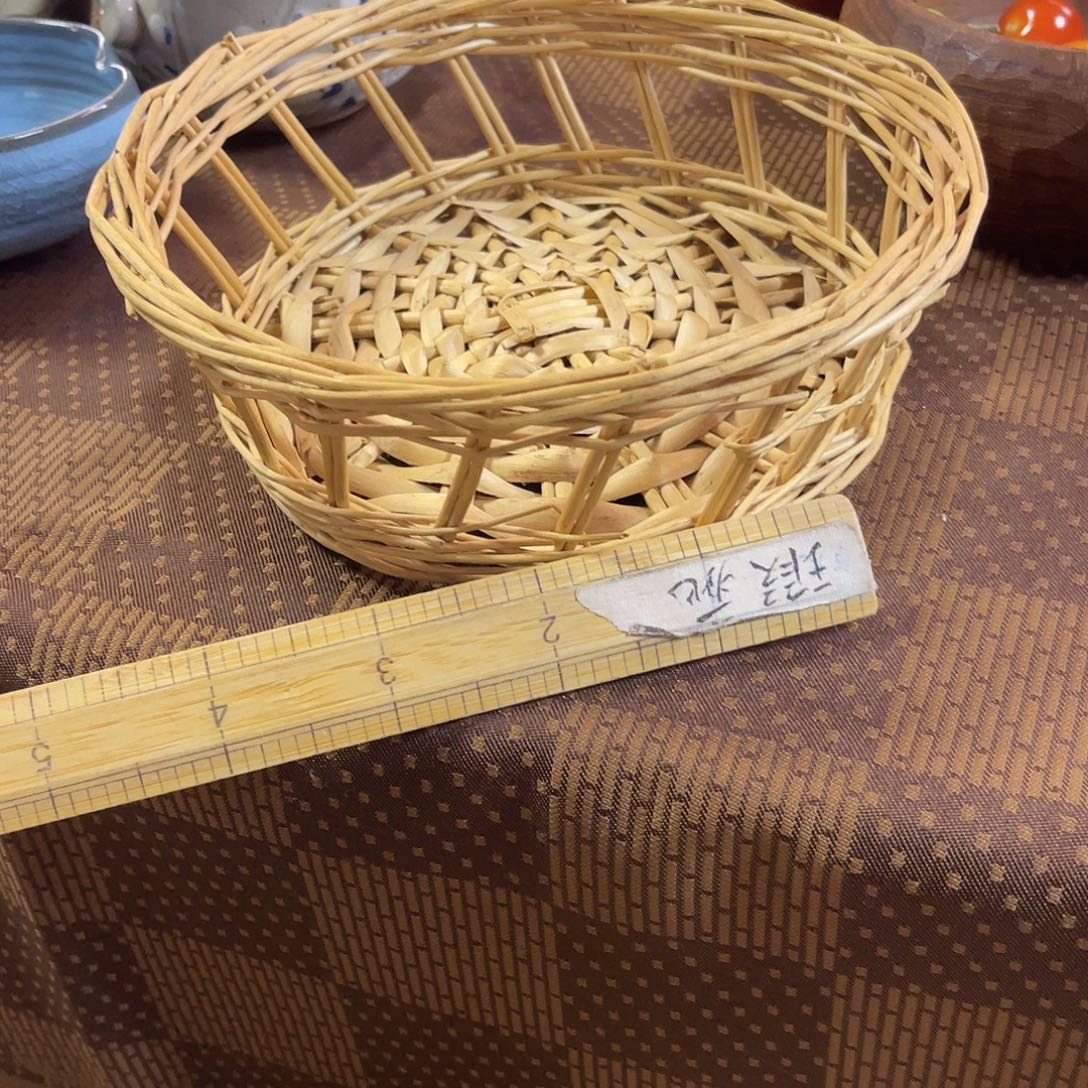 草一支草编钵子有严重瑕疵30