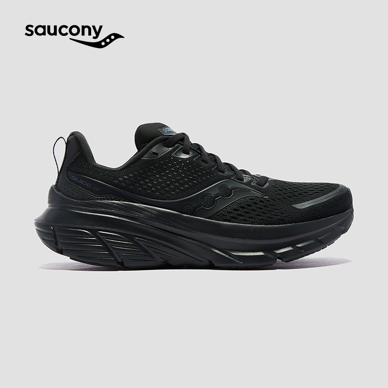 Saucony索康尼向导17稳定支撑跑鞋GUIDE轻便减震运动鞋情侣跑步鞋