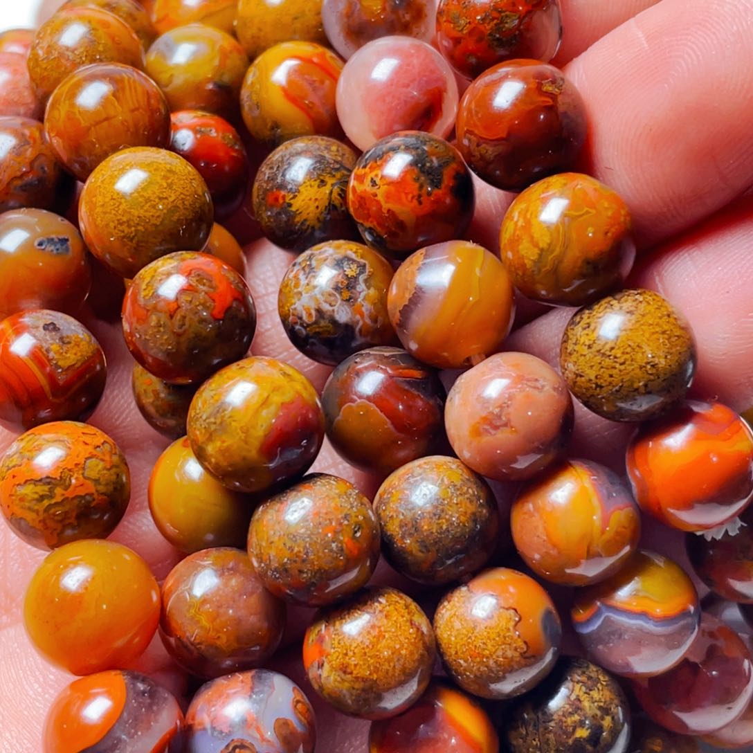 未镶嵌颈饰玛瑙/玉髓浪**涛