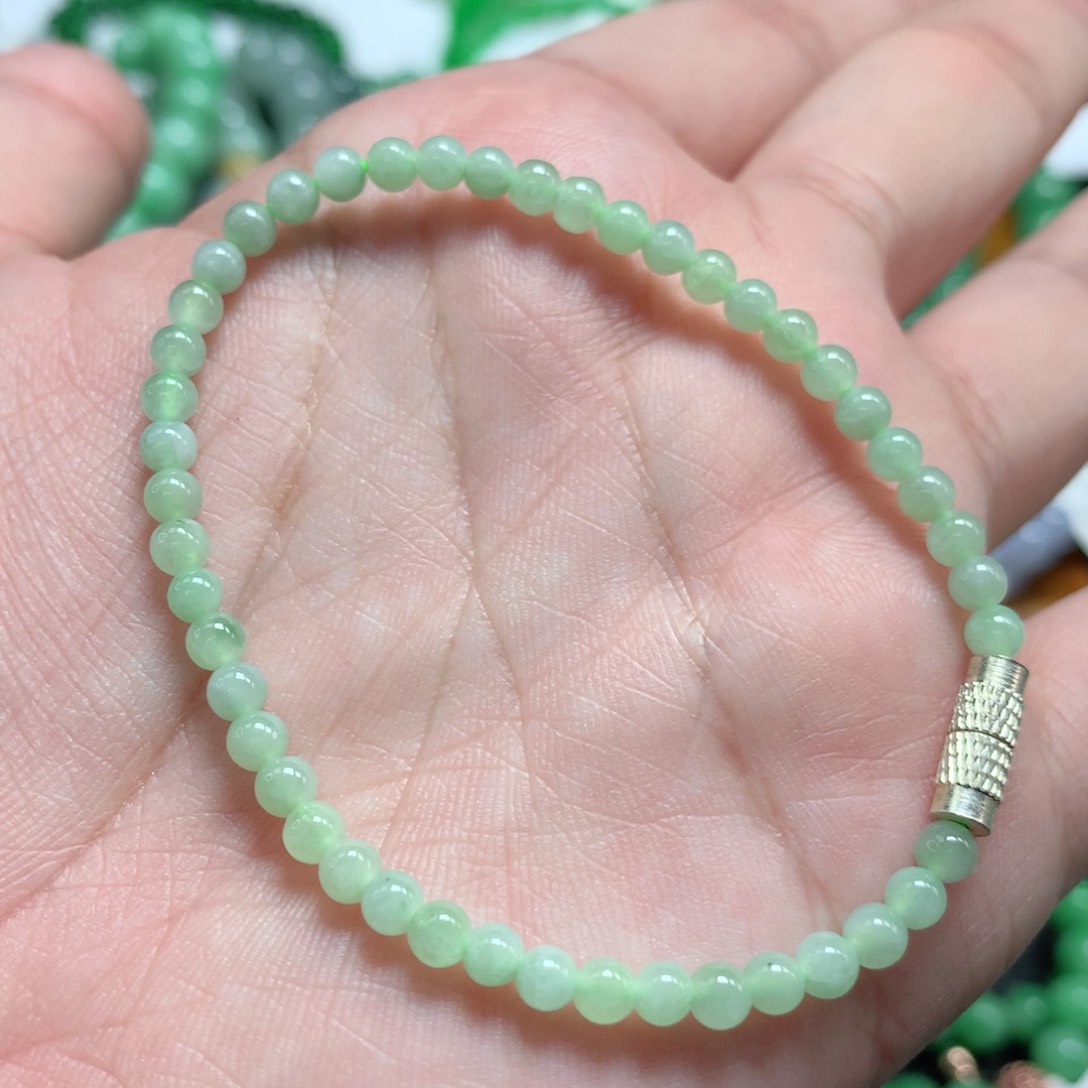 未镶嵌手链翡翠翡翠