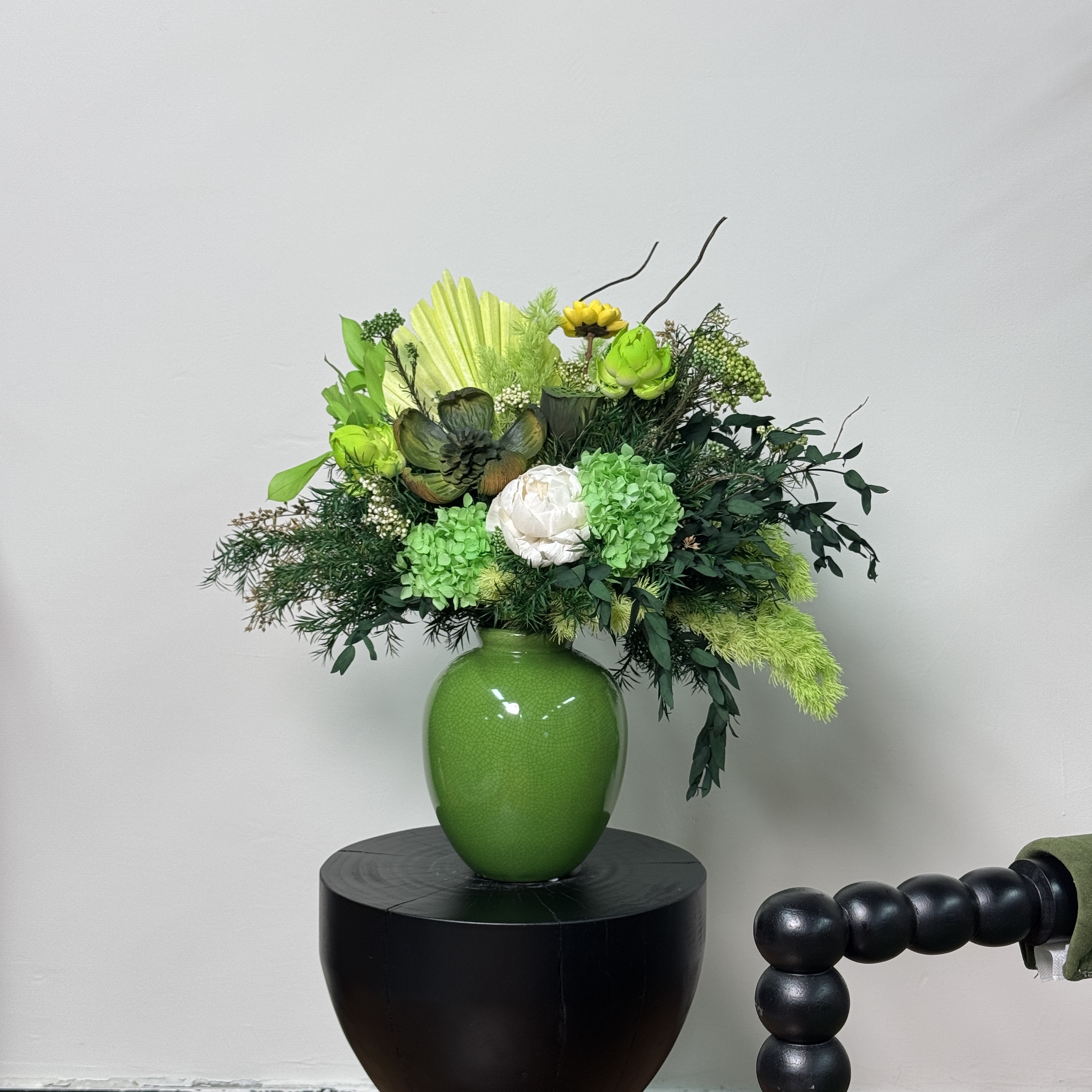 【香蜜绿宝】设计师款温馨氛围感家居摆件永生花花束