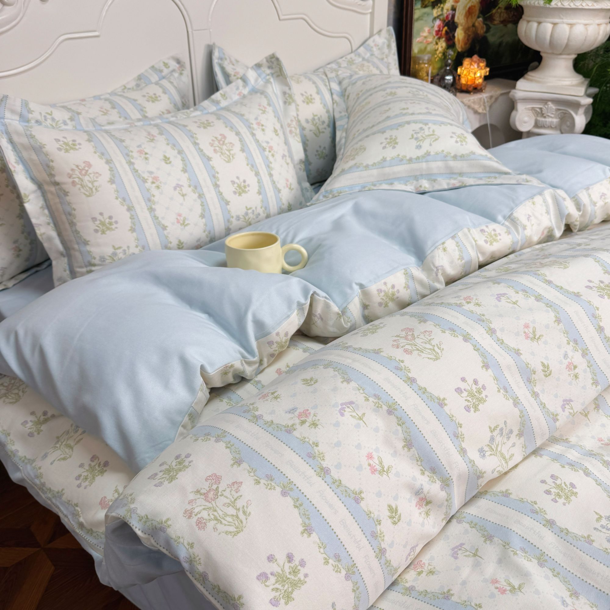 【小号三件套】秋冬加厚新疆纯棉四件套 保暖透气防寒被单防静电