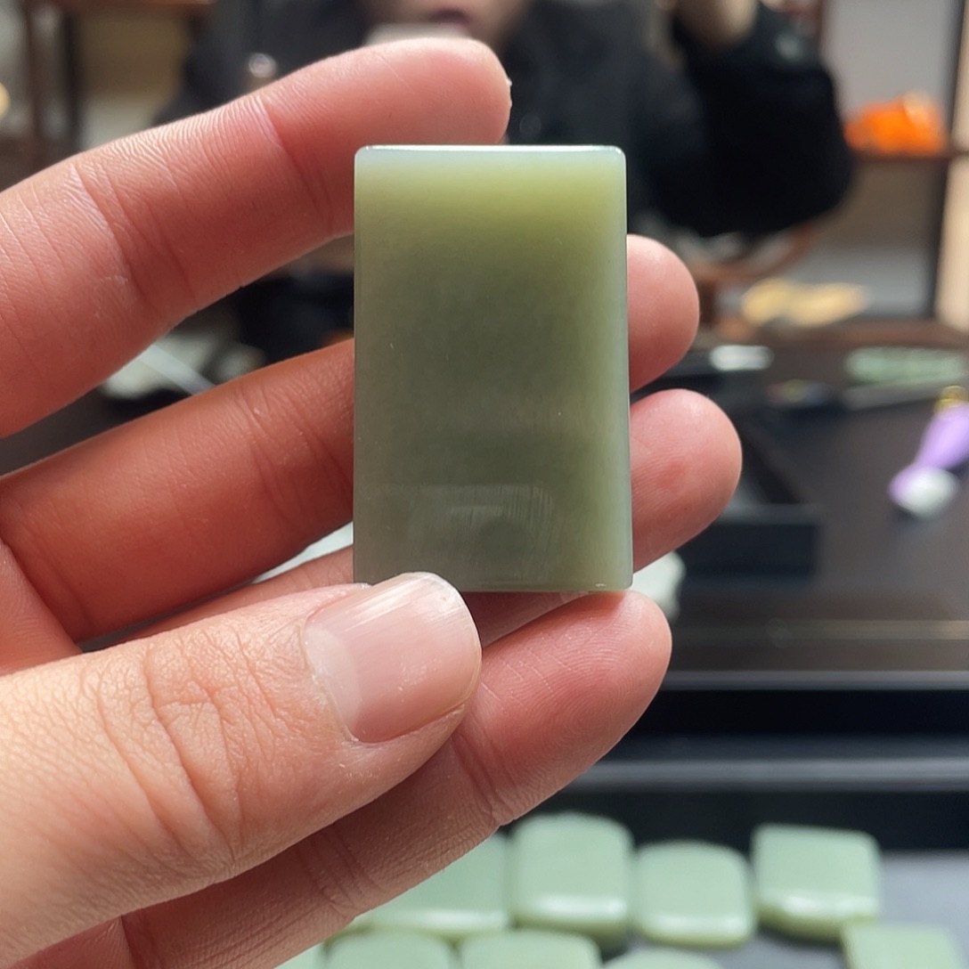 和田玉（青玉）未镶嵌颈饰