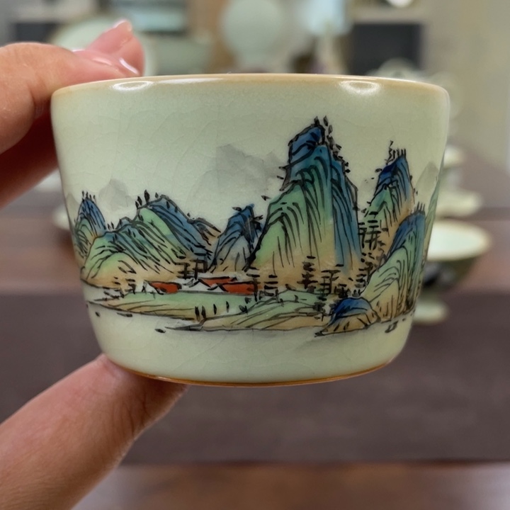 周泽堂。 余秀华  千里江山图