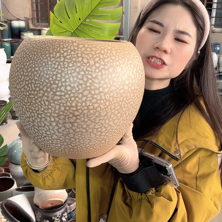 正品口19高23花盆……