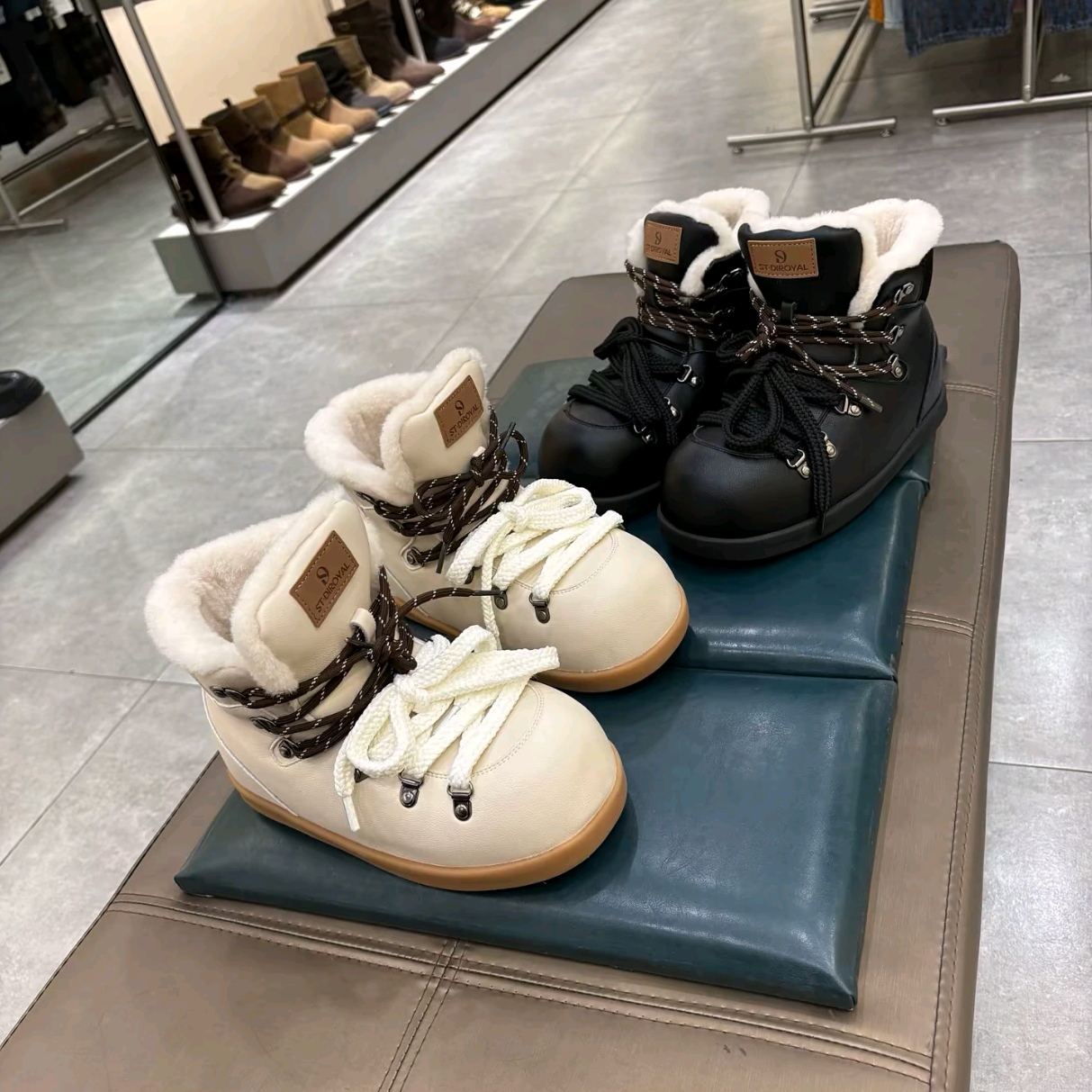 sdl尔b0515-514小胖丁冬季新款时尚百搭厚底增高舒适雪地靴女