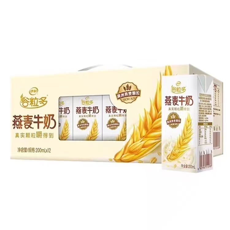 （9月产）1*12*200ml谷粒多颗粒燕麦牛奶