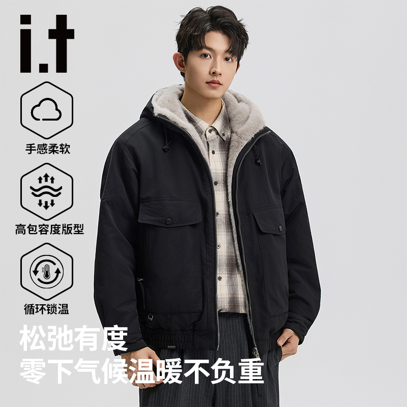 FIVE CM five centimetre棉服男女款短款冬季座山雕双面穿FWZJ119