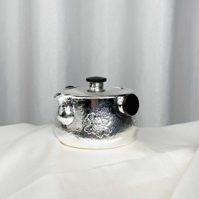 手工雏菊圆手抓壶泡茶壶