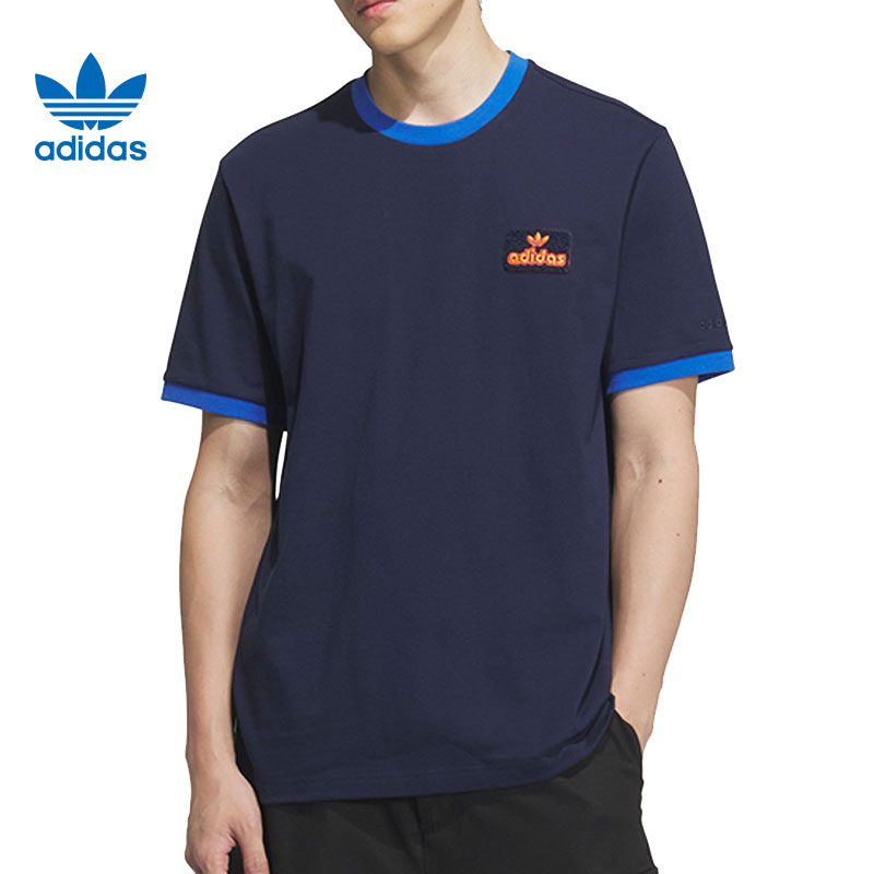 adidas阿迪达斯【太】三叶草男子运动休闲短袖T恤JX2637