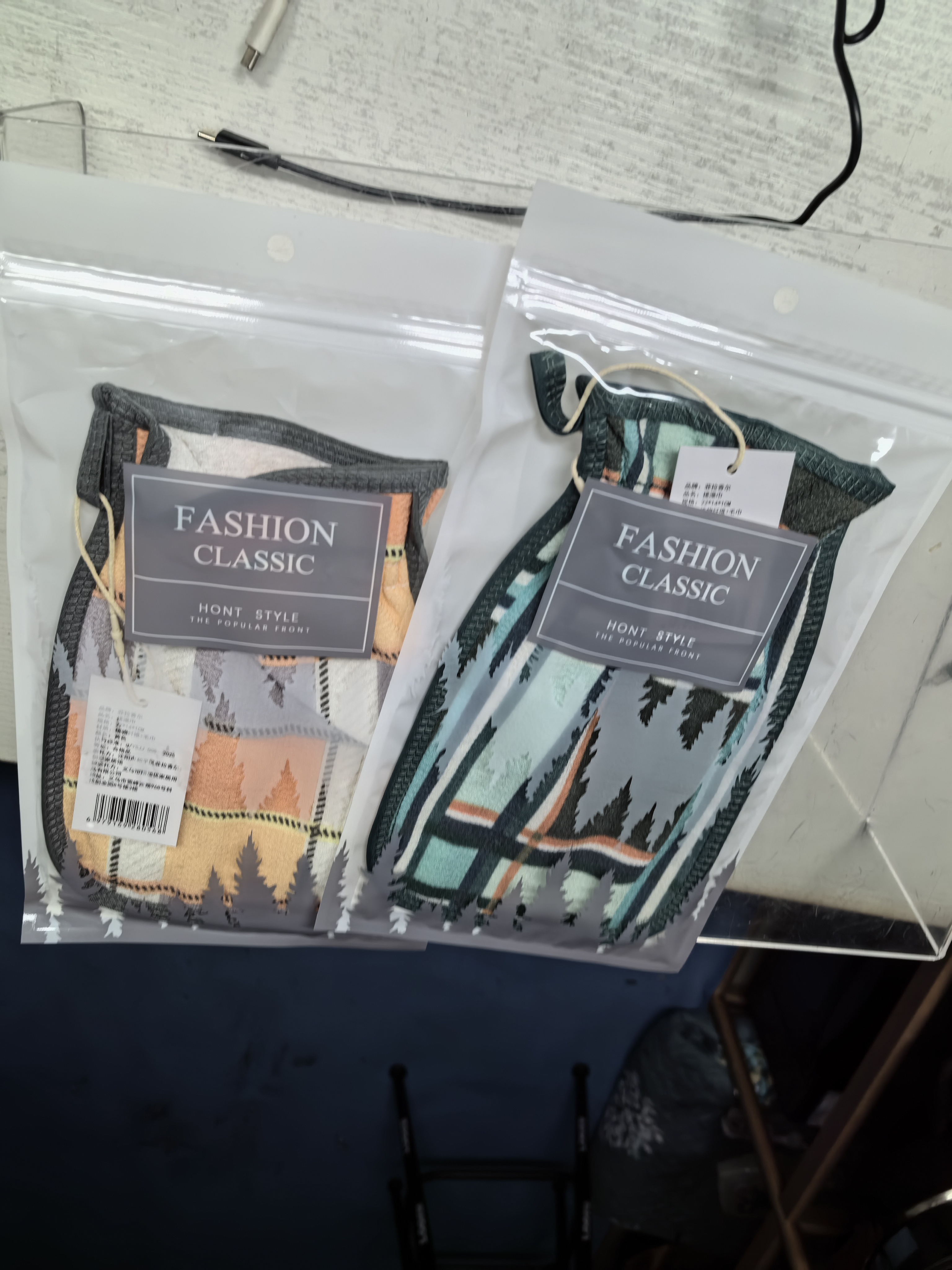 男士粗砂双面几何强力下泥搓澡巾