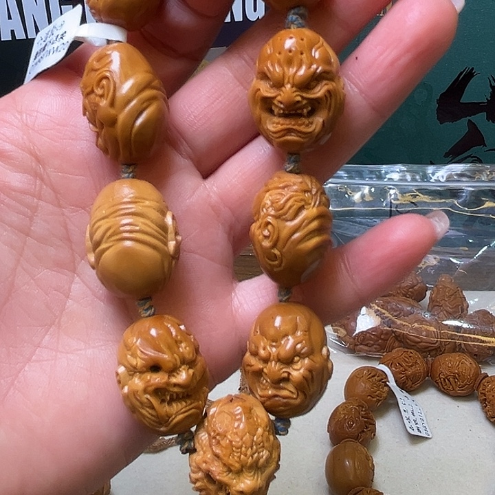 橄榄核手串/手链【山鬼手作】橄榄核@@六道轮回 