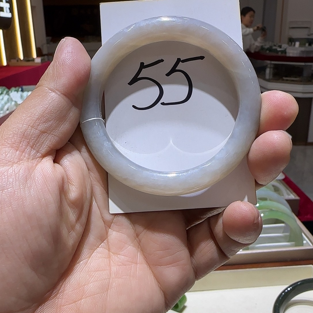 和田玉未镶嵌手镯616