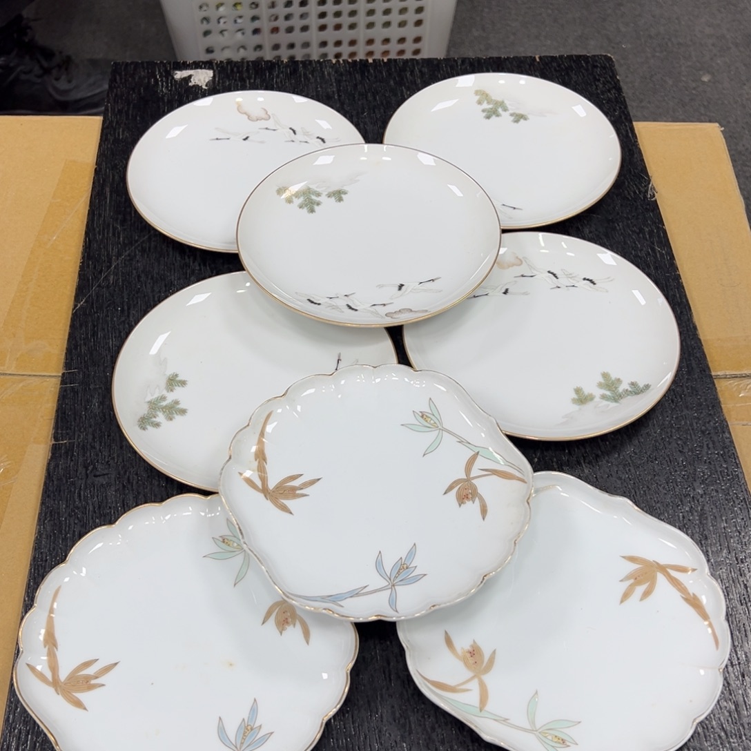 陶瓷日本中古工艺品摆件