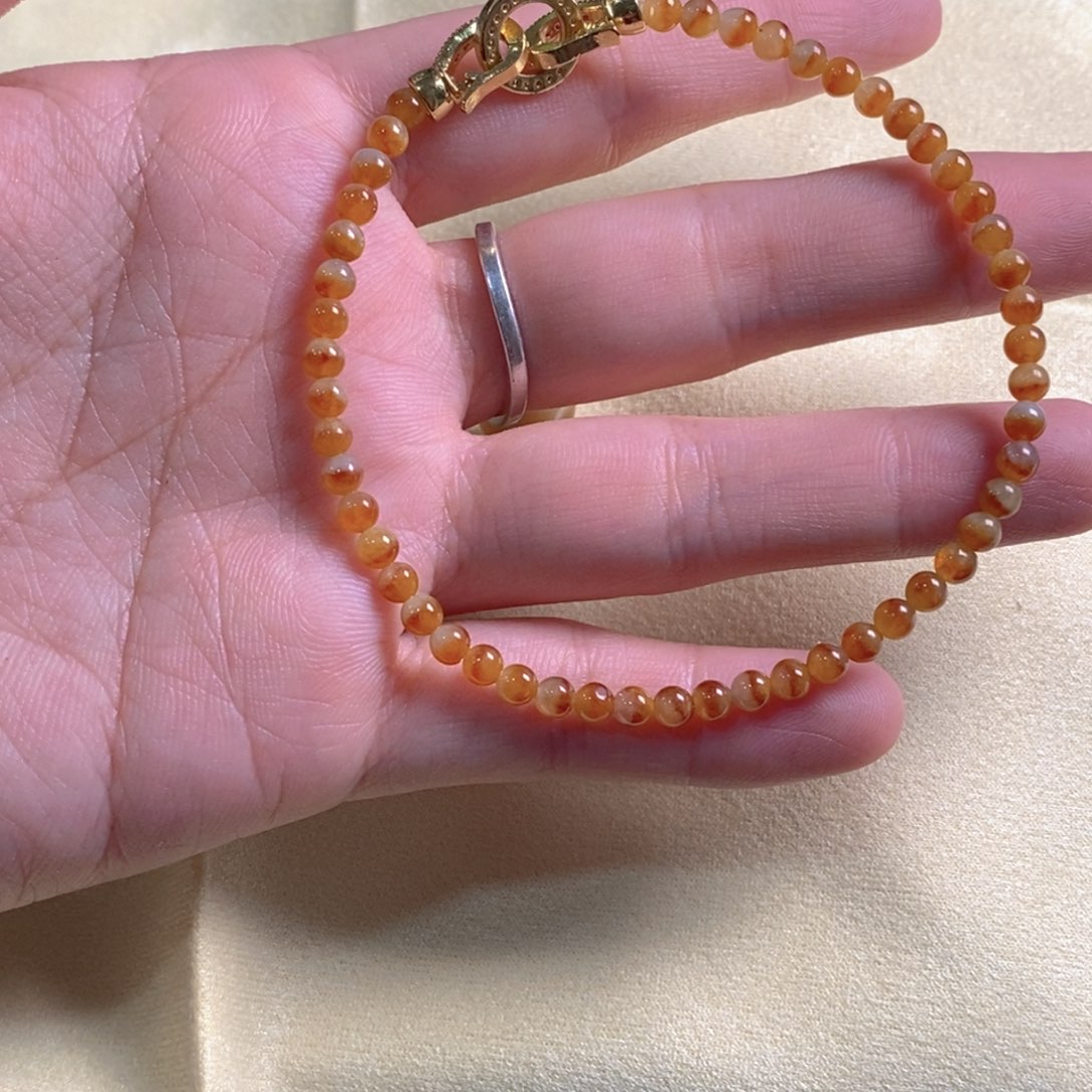 定制翡翠未镶嵌卡3.8黄翡