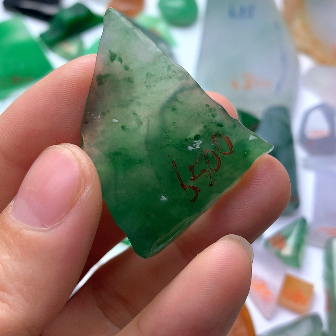 定制翡翠未镶嵌天然缅甸翡翠吊坠挂件