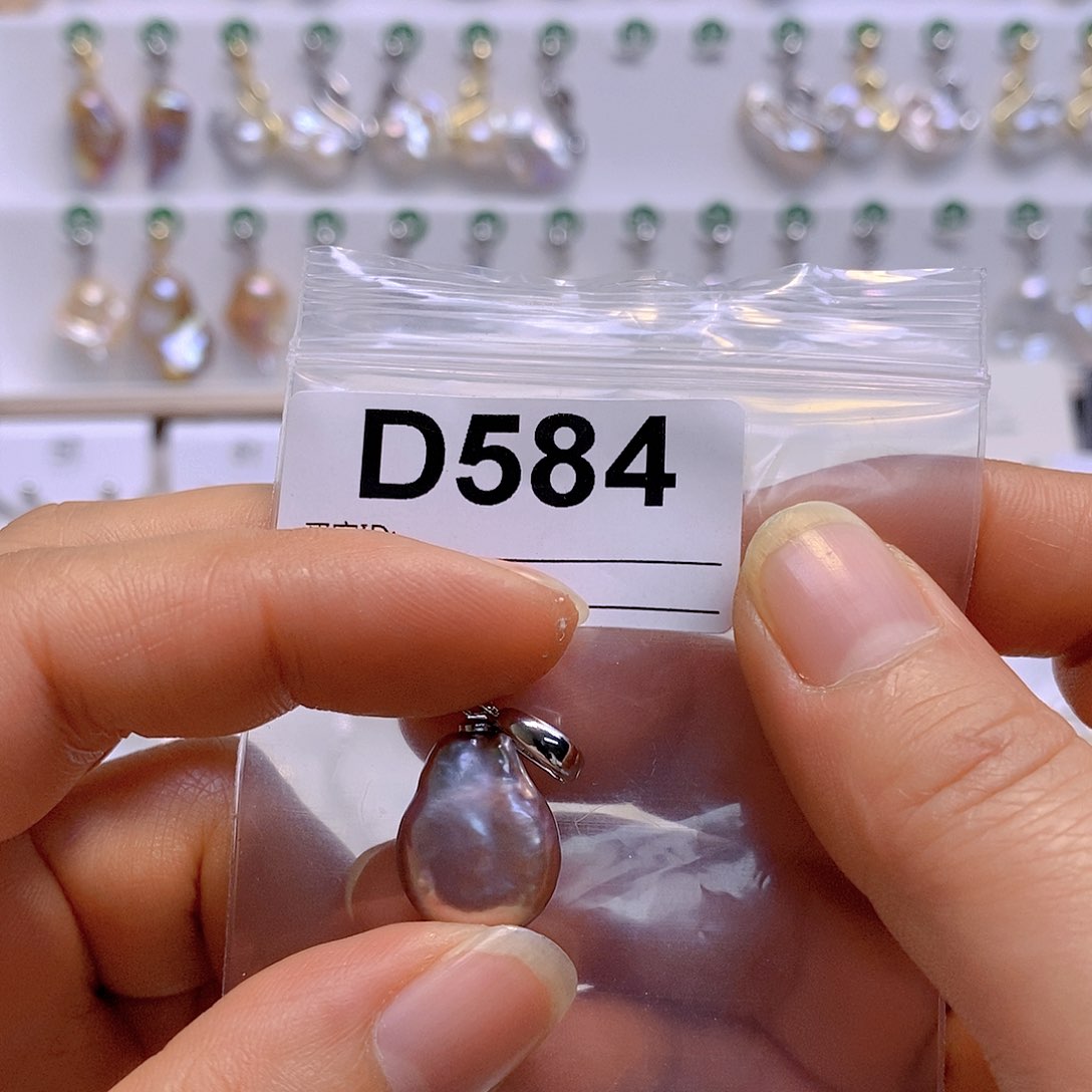 淡水珍珠颈饰银S925镶嵌