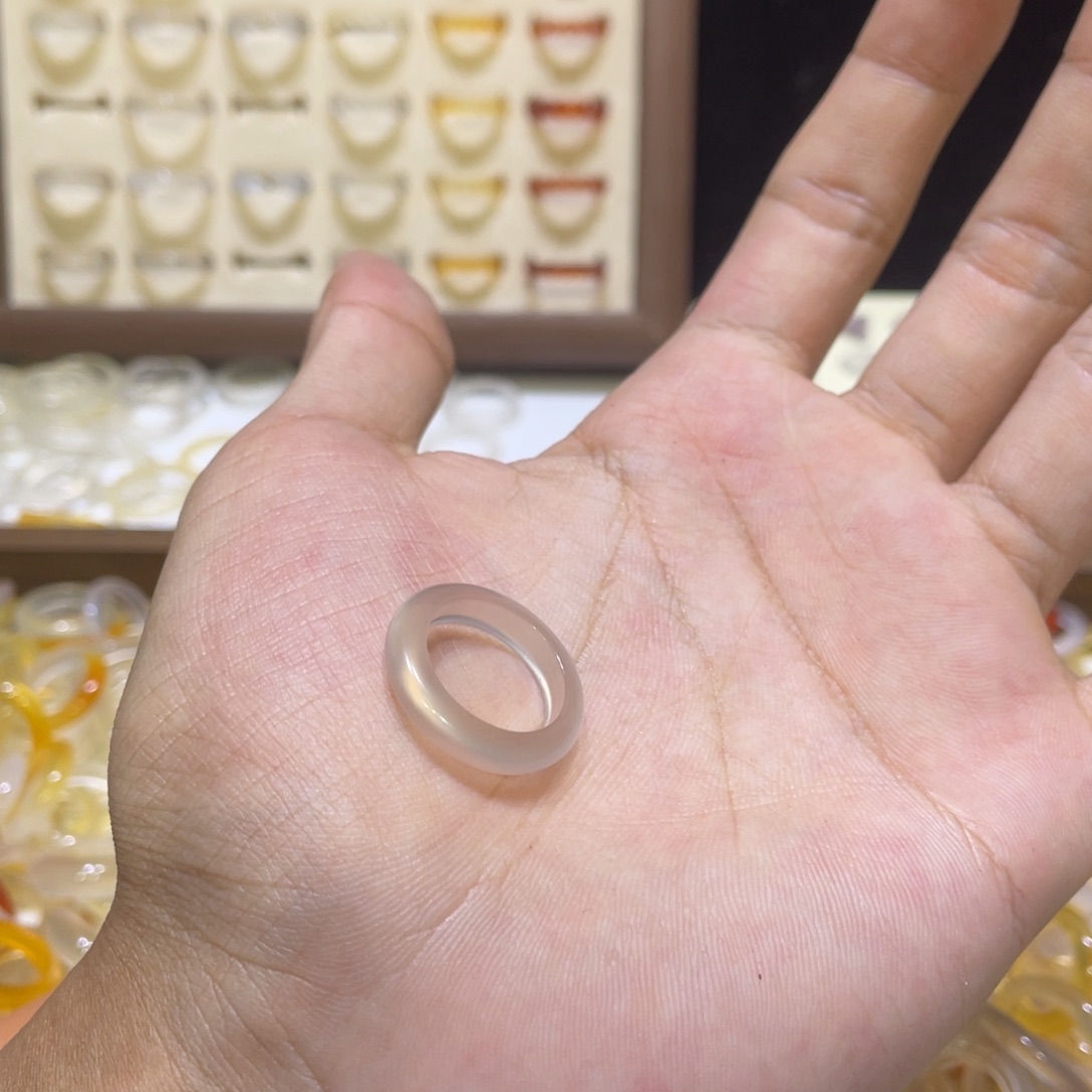 玛瑙/玉髓合金戒指518号港11