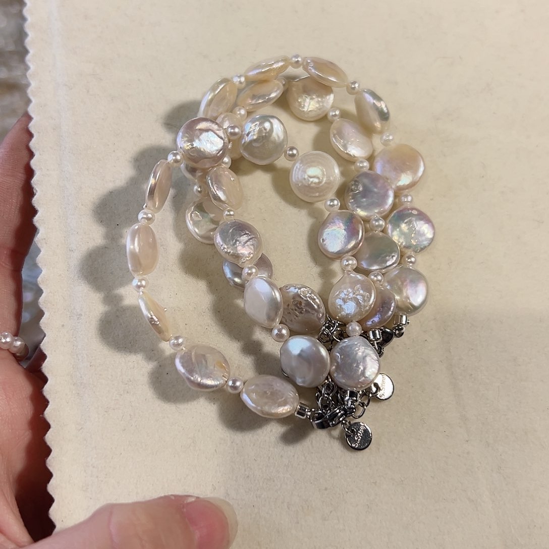 淡水珍珠耳饰未镶嵌