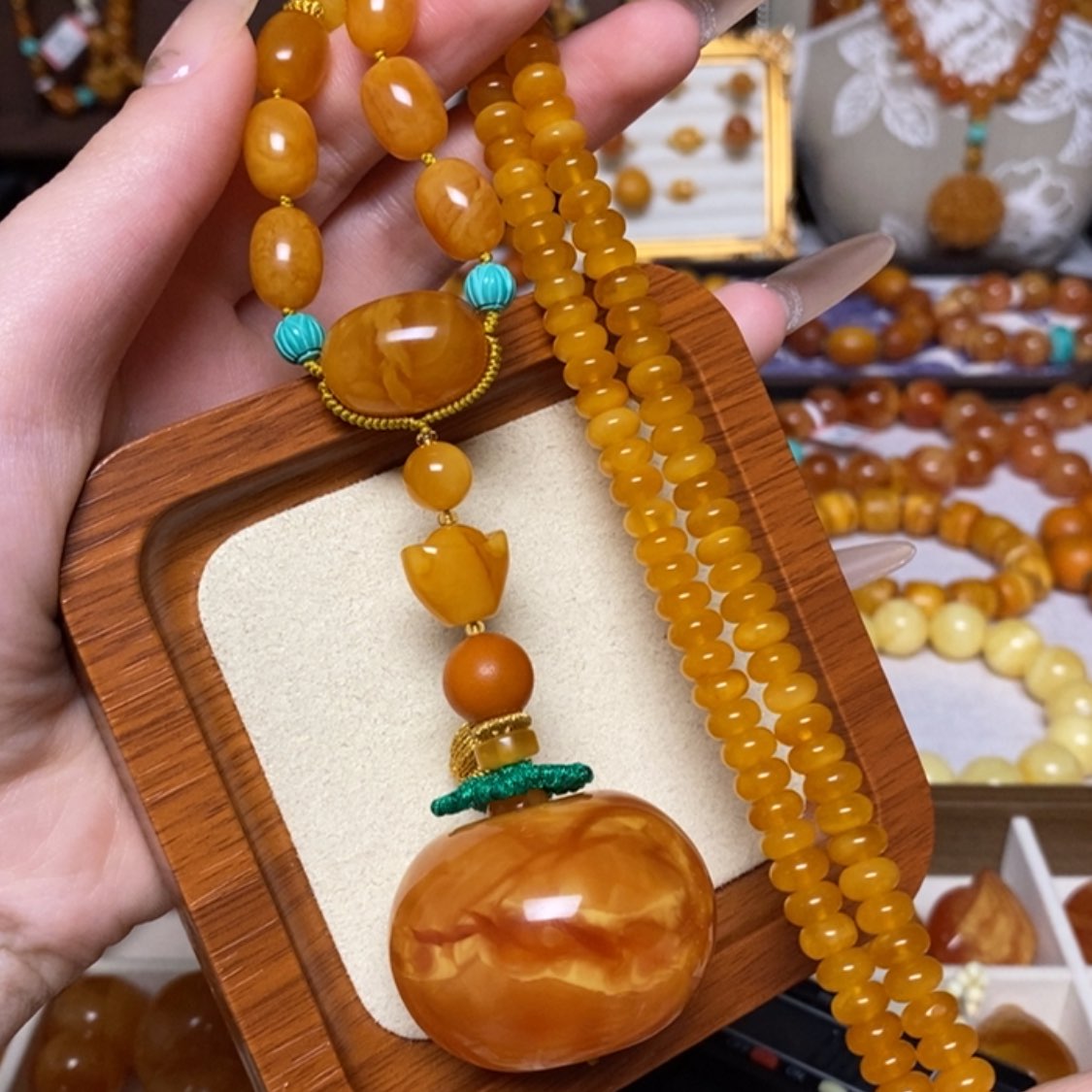 【闪购商品】手链蜜蜡未镶嵌项链