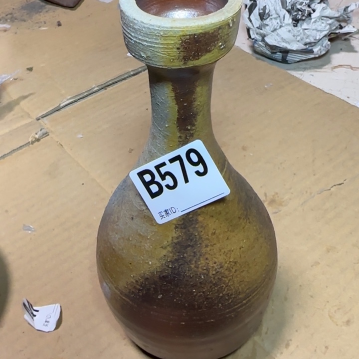 备前烧作品备前烧微瑕