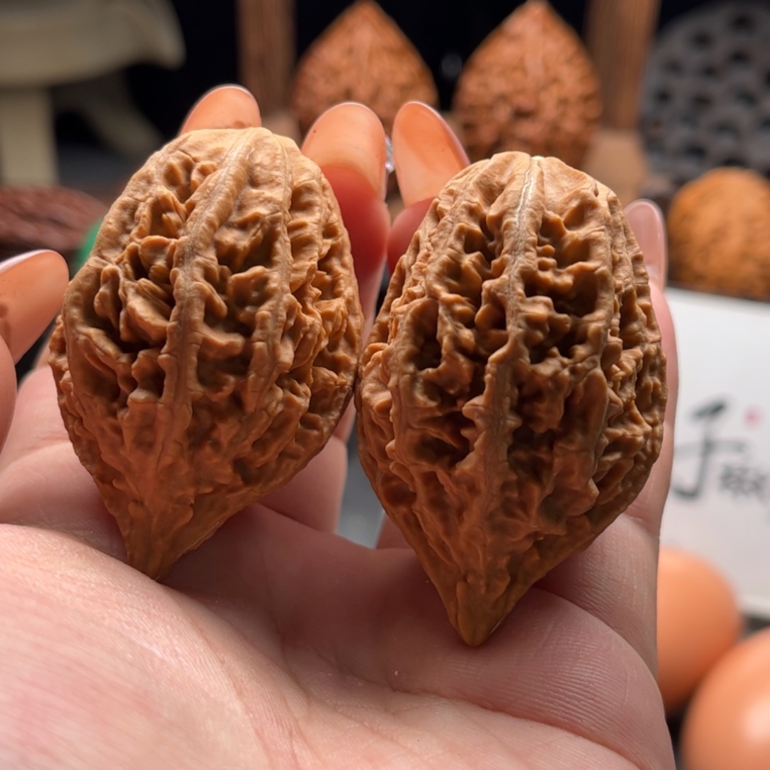 文玩核桃把件关东木子家楸大胖82