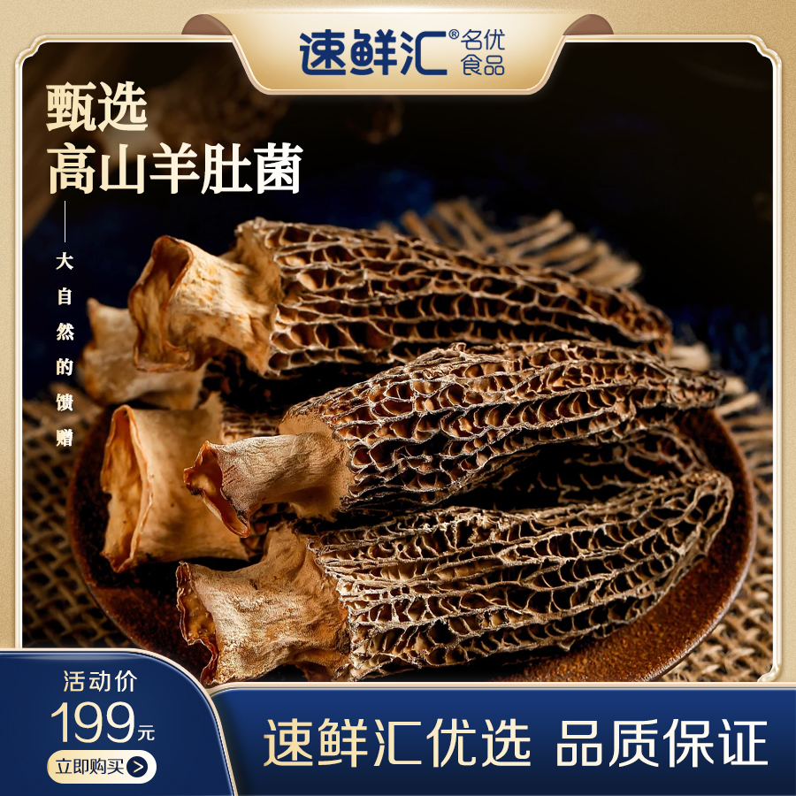 速鲜汇羊肚菌250g/500g
