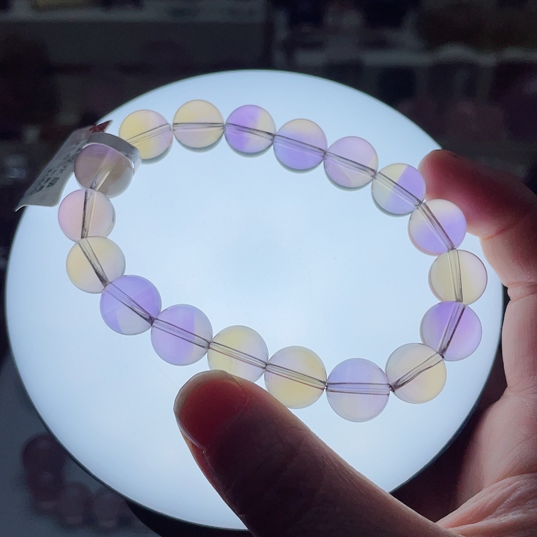 水晶手链未镶嵌紫黄晶