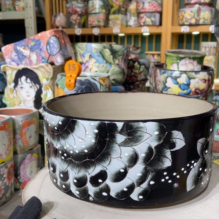 红陶景德镇艺术手绘作品