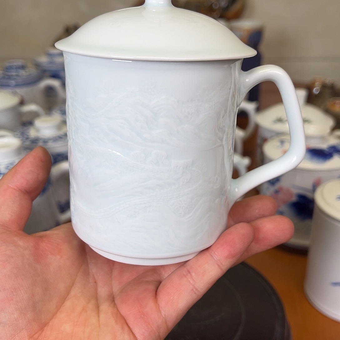 弟***1景德镇陶瓷高温办公杯