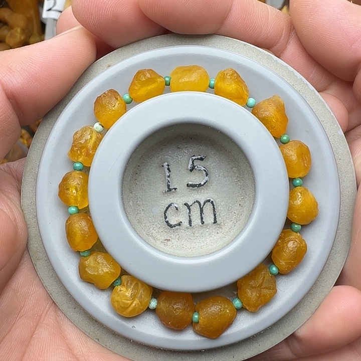 蜜蜡未镶嵌裸石天然蜜蜡手串