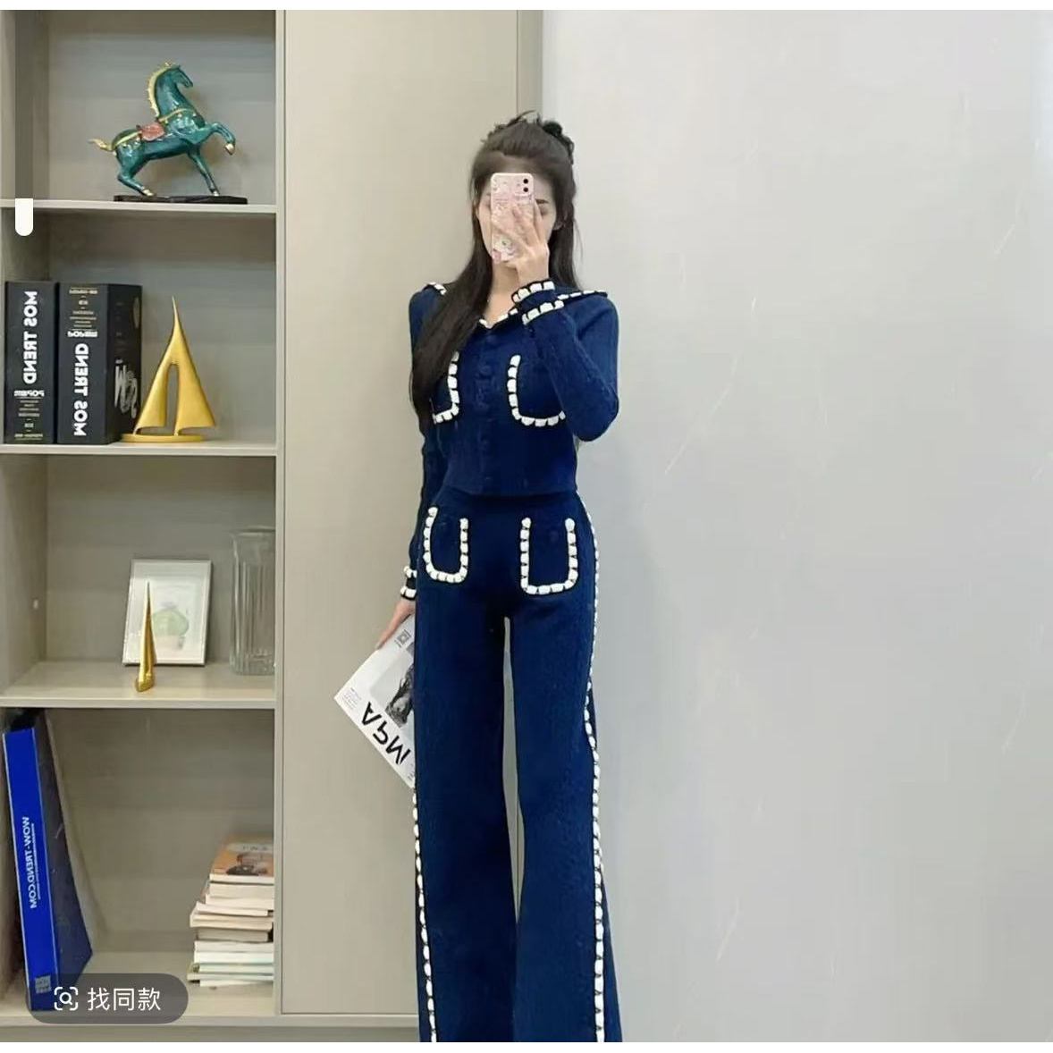 {536/537}时尚套装开衫时尚套装女装小香风秋季减龄针织显瘦