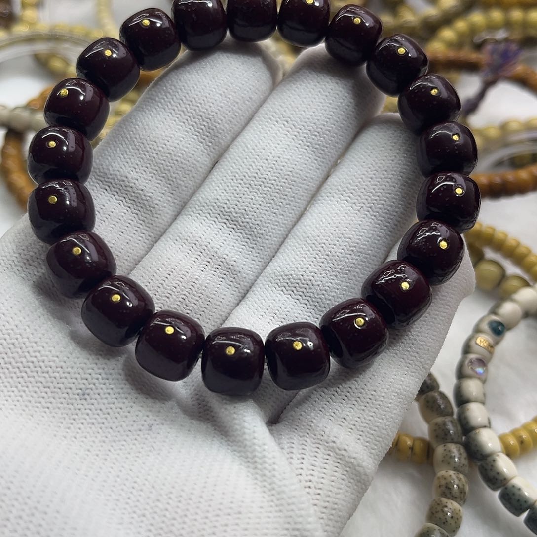 星月菩提吊坠朱砂供