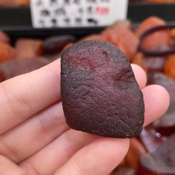 裸石琥珀未镶嵌海漂全皮