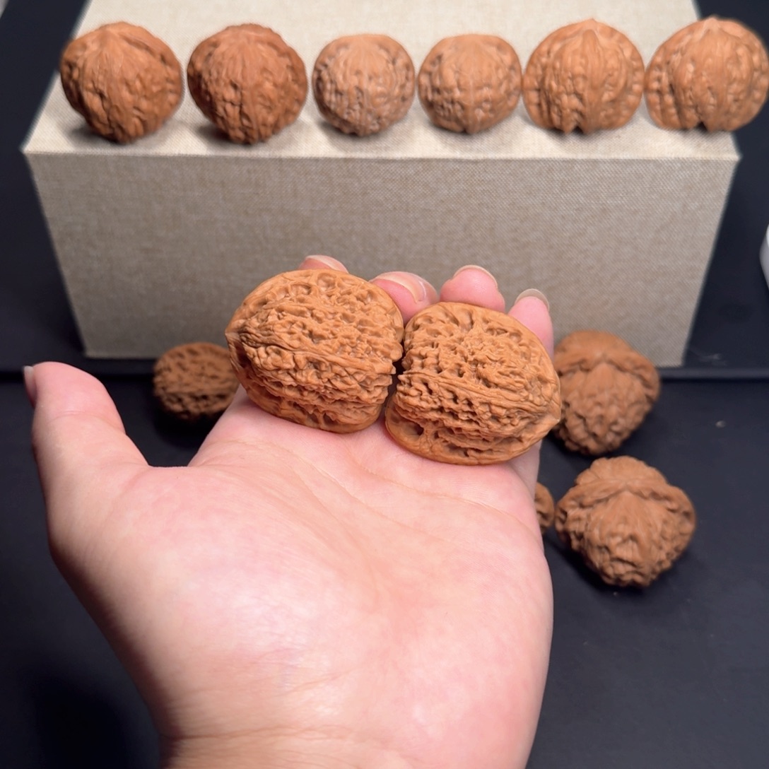 文玩核桃把件39高炮南疆石全品