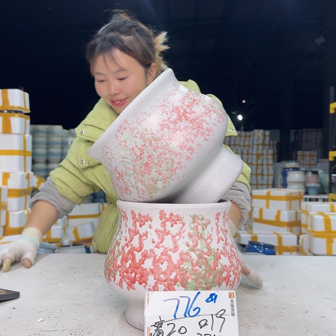 紫砂花盆云上花盆直播1224-776